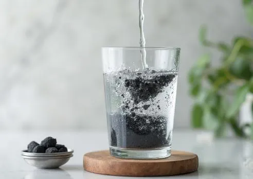 Carbone activé pour la purification de l'eau ultraapure