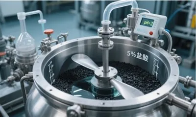 Carbone activé à l'acide